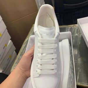 White chunky platform sneakers